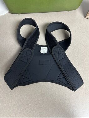 Copper Compression Adjustable Black Posture Corrector Brace S/M